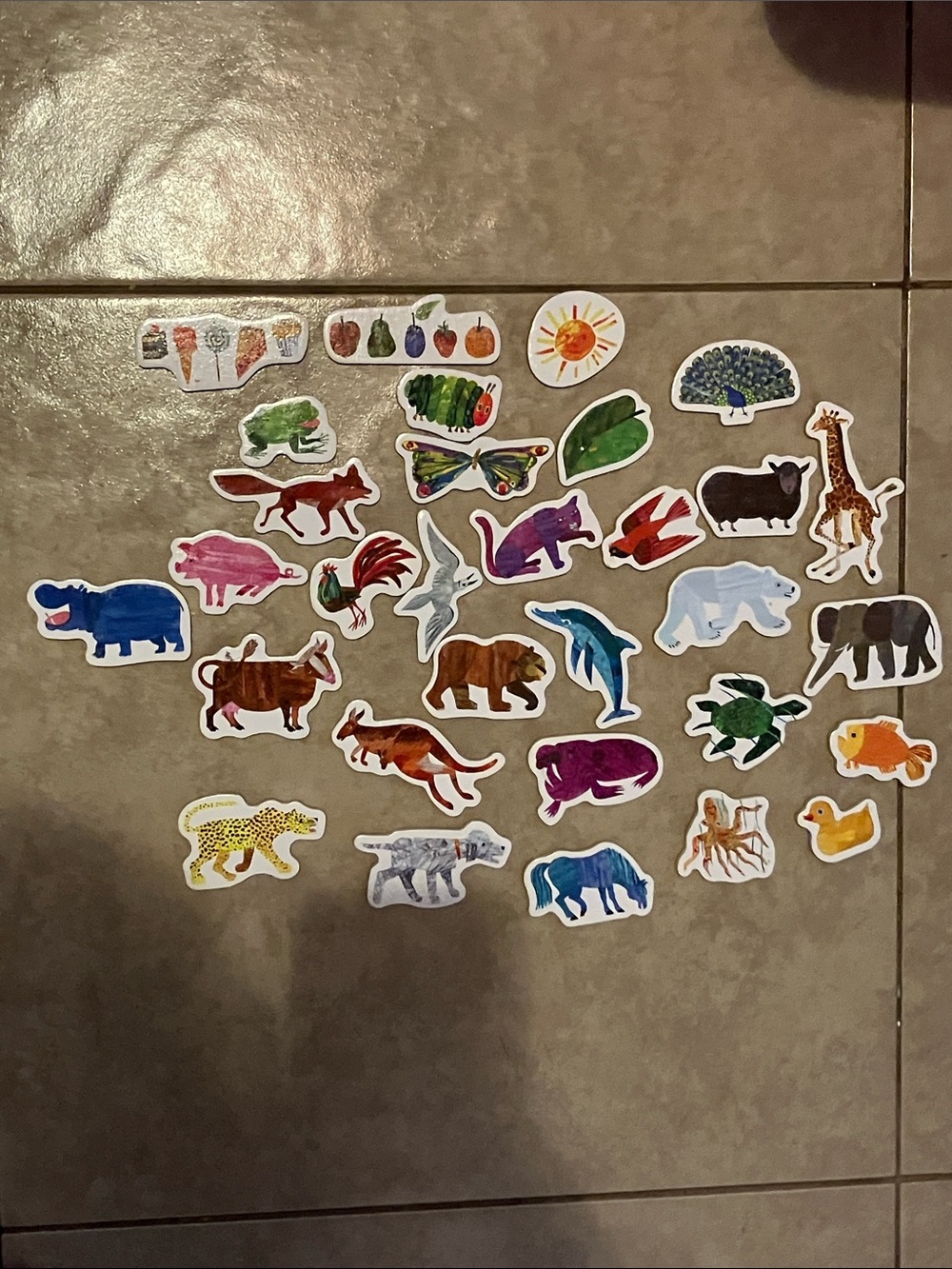 The World of Eric Carle Wooden Magnetic characters from his books